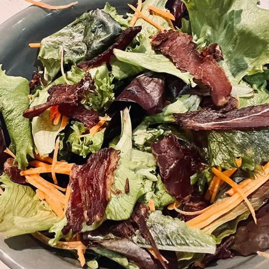 Biltong Salad with Mustard Sauce