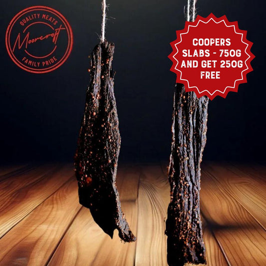Cooper's Biltong Slab 750g and get 250g FREE